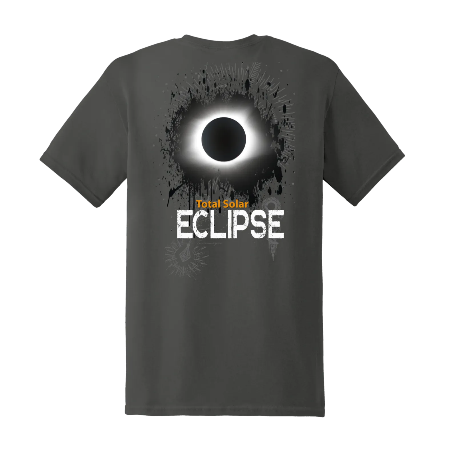 Total Solar Eclipse Charcoal Grey Tee