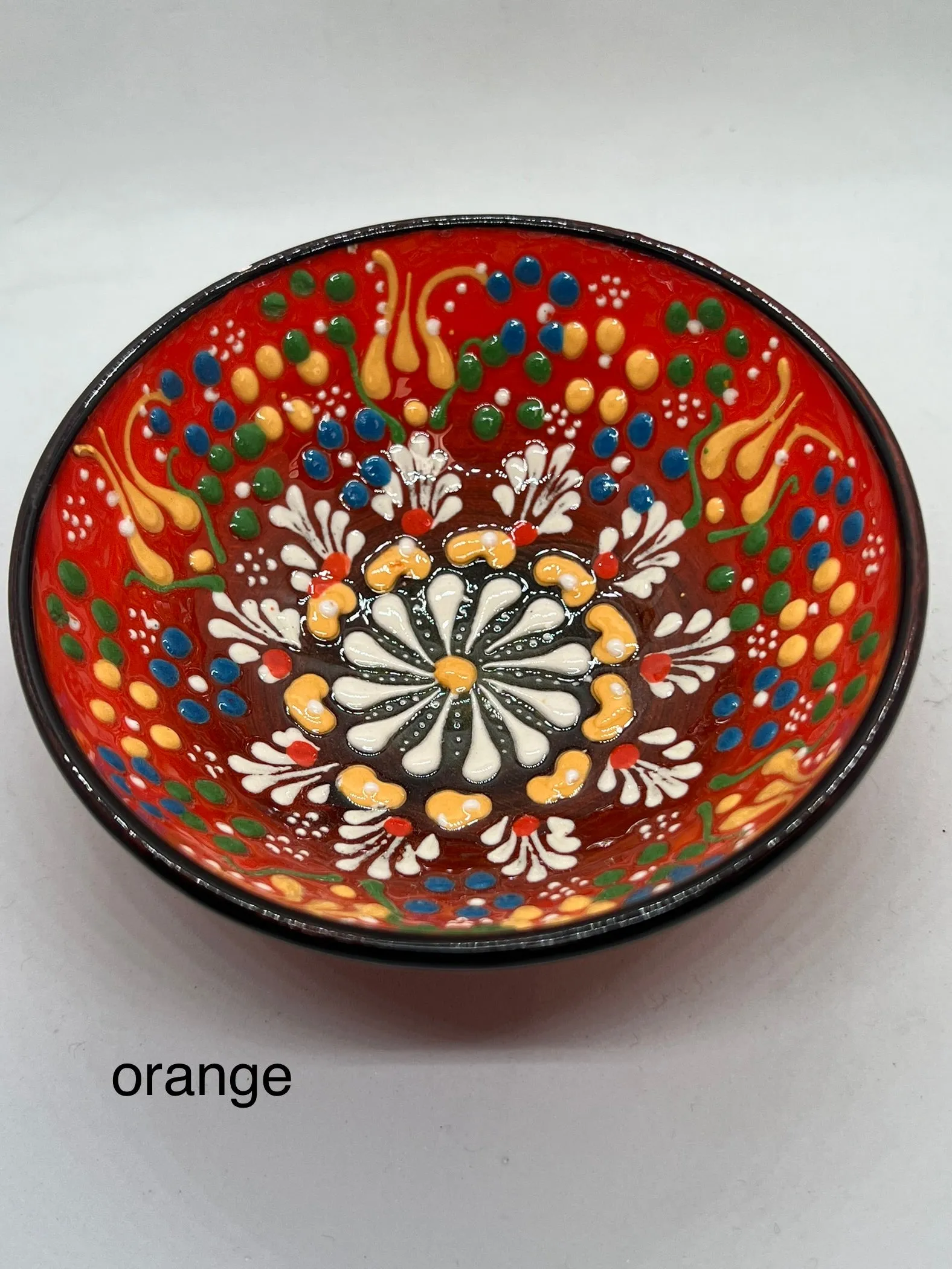 Turkish Glass Bowl - Multiple Colors