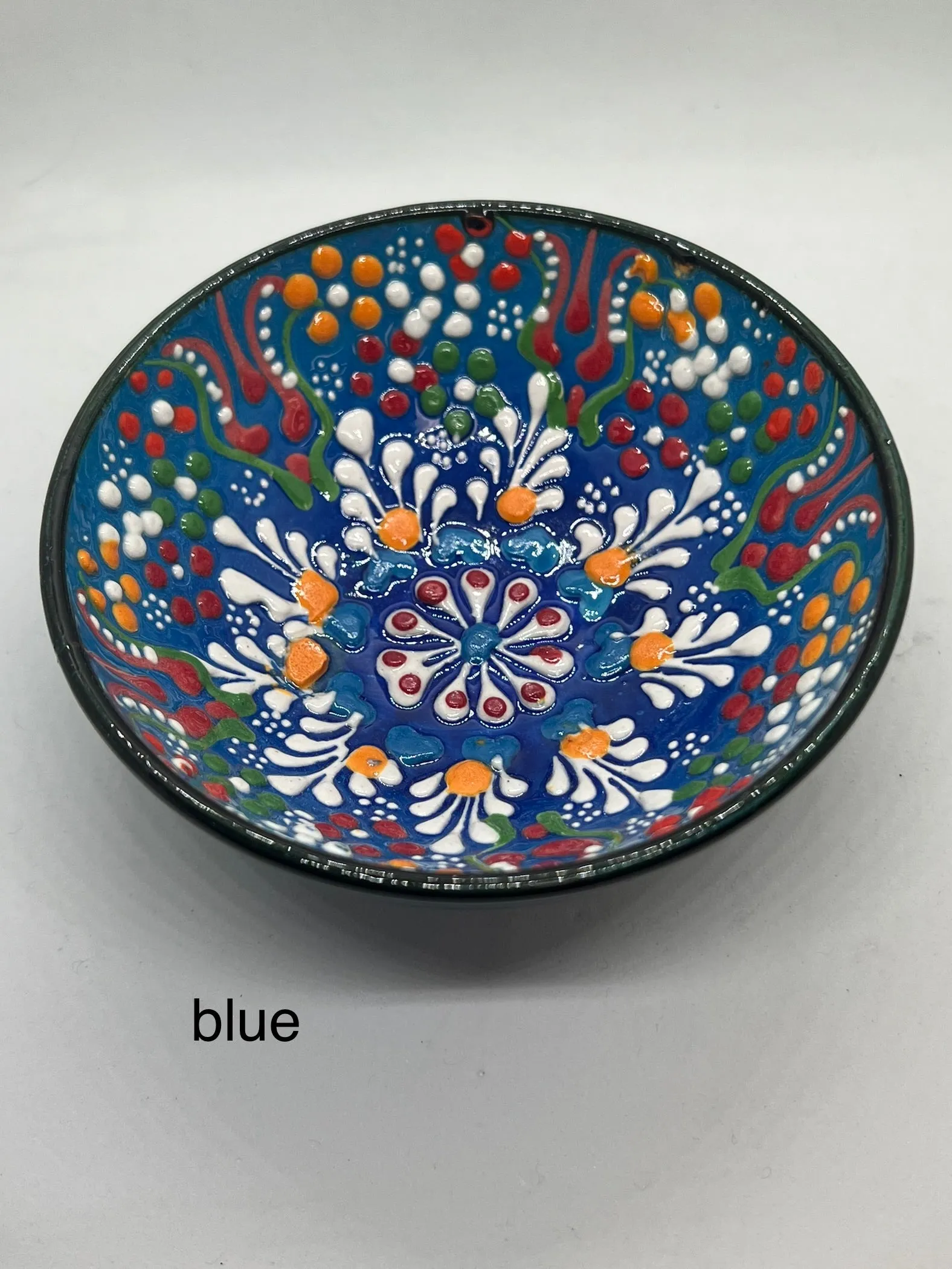 Turkish Glass Bowl - Multiple Colors