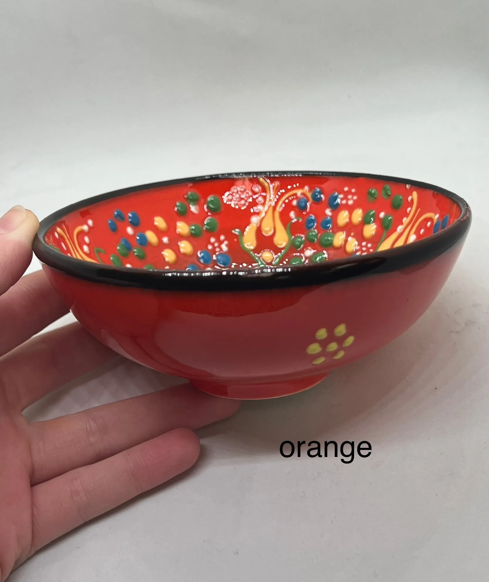 Turkish Glass Bowl - Multiple Colors