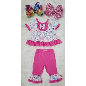 Unicorns & Rainbows Ruffle Set