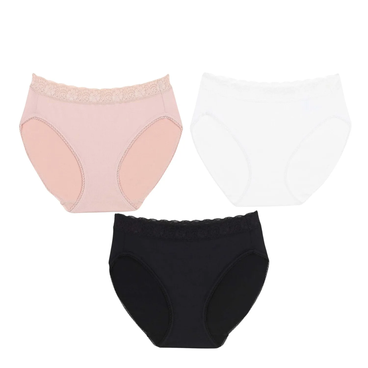 Wacoal Panty pack กางเกงในใส่สบาย รูปแบบบิกินี่ set 3 ชิ้น รุ่น WU1T35 คละสี (สีเบจ-สีดำ-สีครีม)