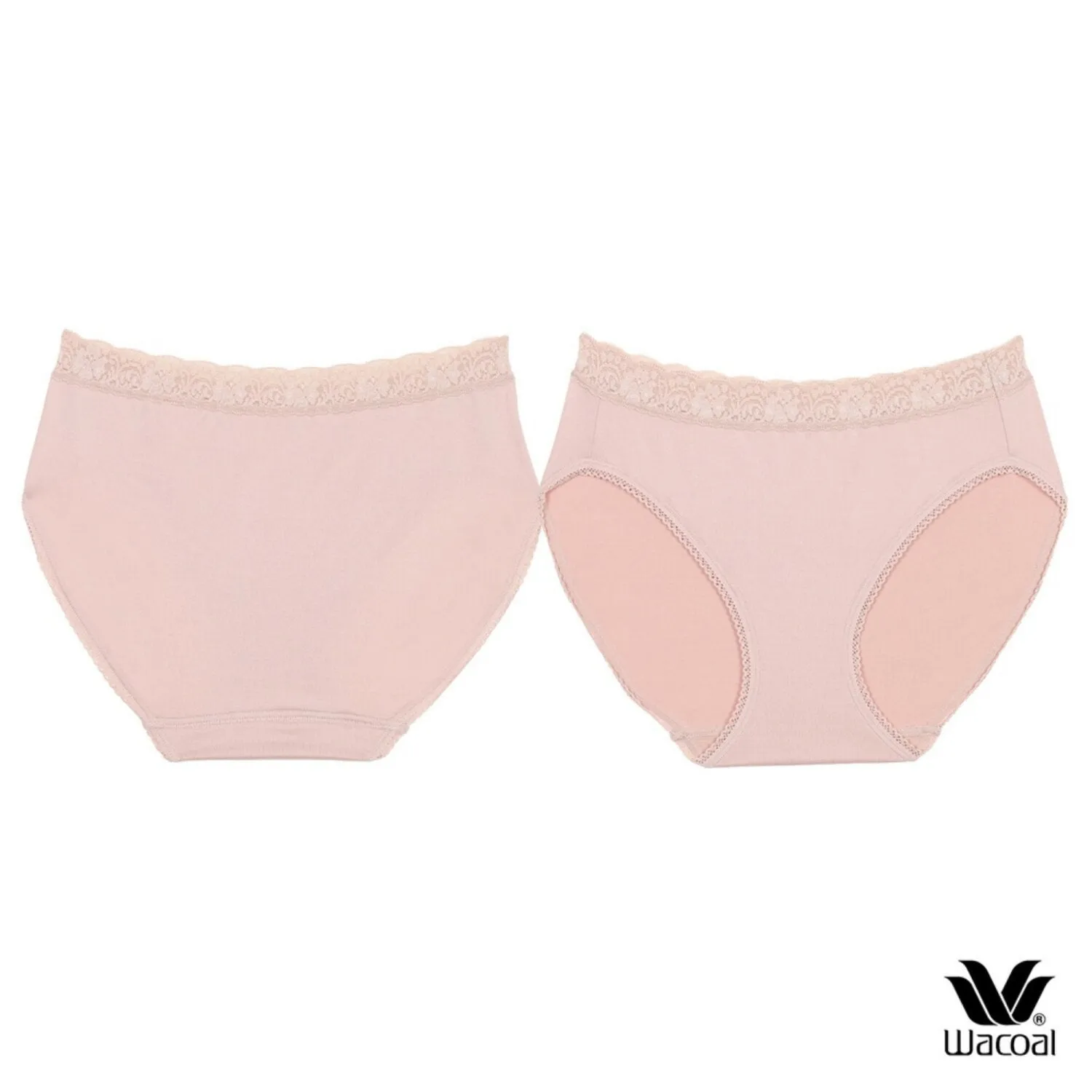 Wacoal Panty pack กางเกงในใส่สบาย รูปแบบบิกินี่ set 3 ชิ้น รุ่น WU1T35 คละสี (สีเบจ-สีดำ-สีครีม)